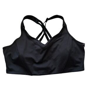 Wavvy Women's‎ Crossback Adjustable Sports Bra Size 1X